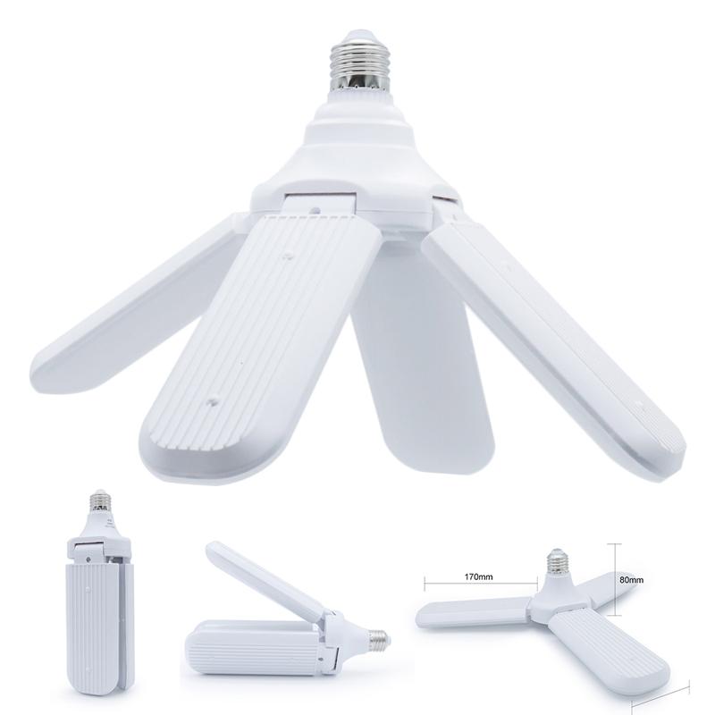 Bóng đèn led 60W hình quạt 4 cánh siêu sáng, có thể điều chỉnh góc độ ánh sáng ( N006)