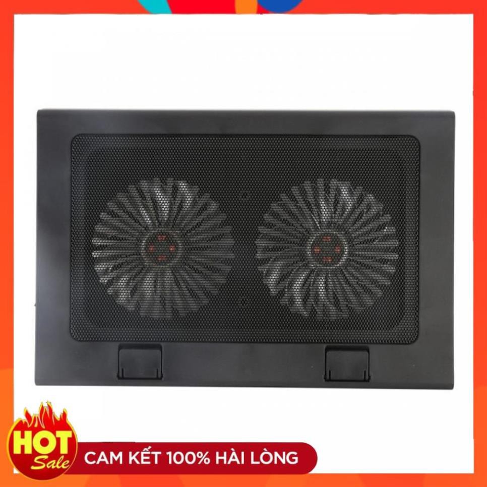 Đế tản nhiệt laptop 2 quạt chạy êm dành cho laptop từ 14\" đến 17\"- fan a8 cam kết hàng đúng mô tả chất lượng đảm bảo an toàn đến sức khỏe người sử dụng đa dạng mẫu mã