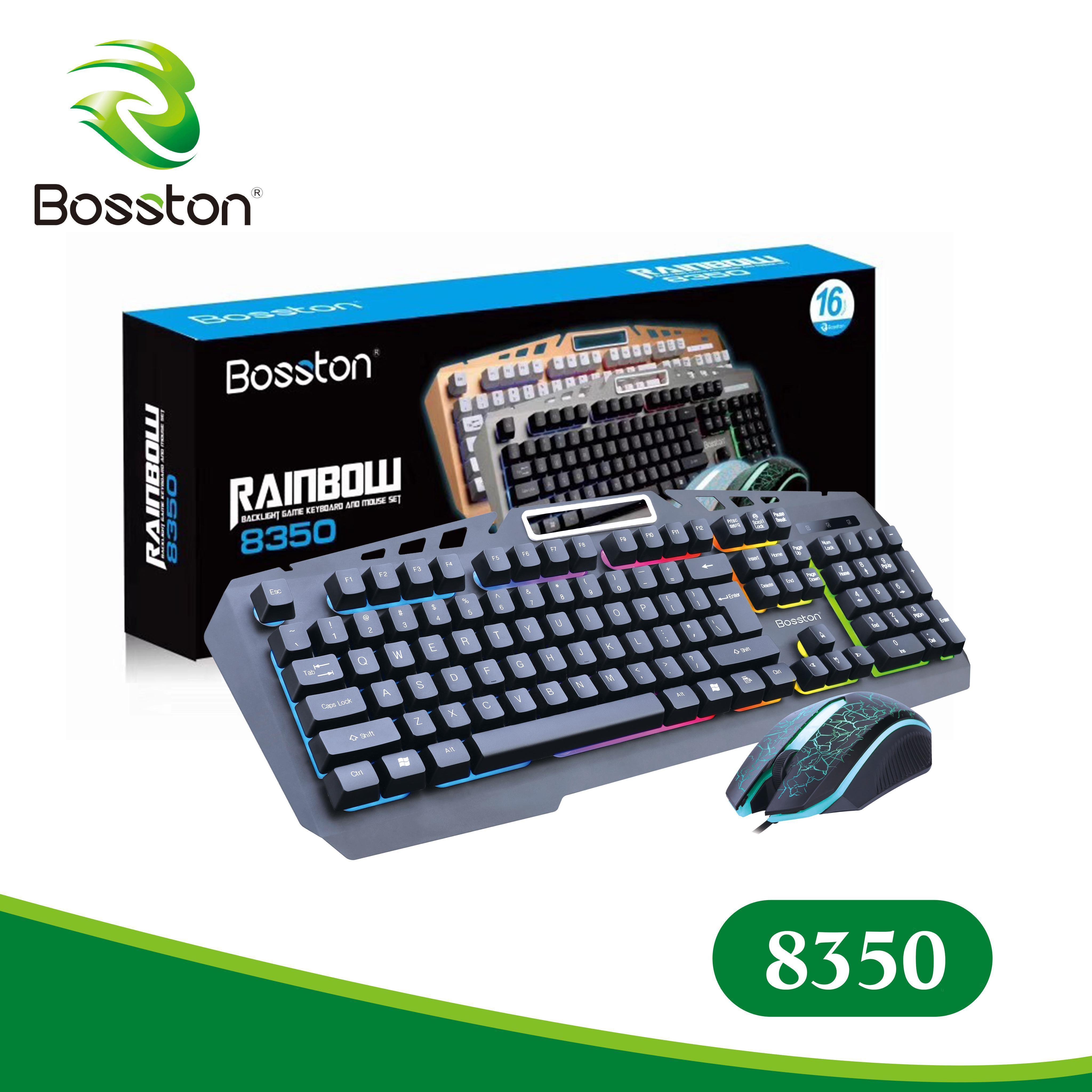 Bộ phím chuột dây bosston 8350- led
