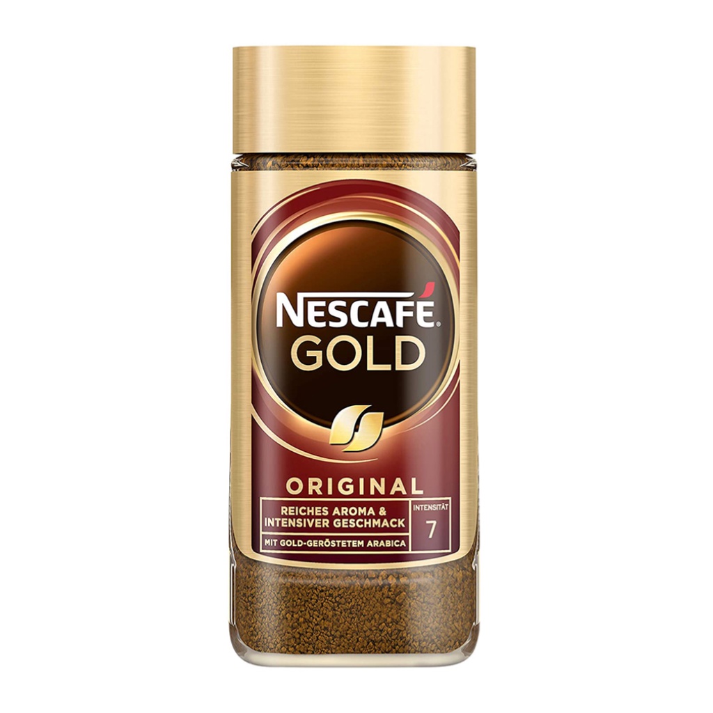 Cà Phê hoà tan hiệu Nescafé Gold nhập khẩu Anh Quốc - Hủ thủy tinh 100g