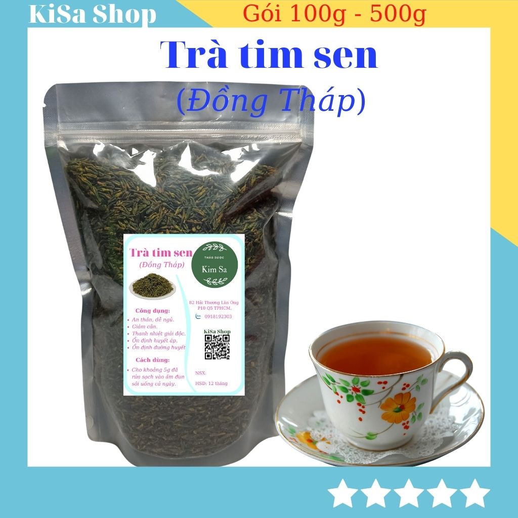 Trà tâm sen khô Đồng Tháp an thần dễ ngủ