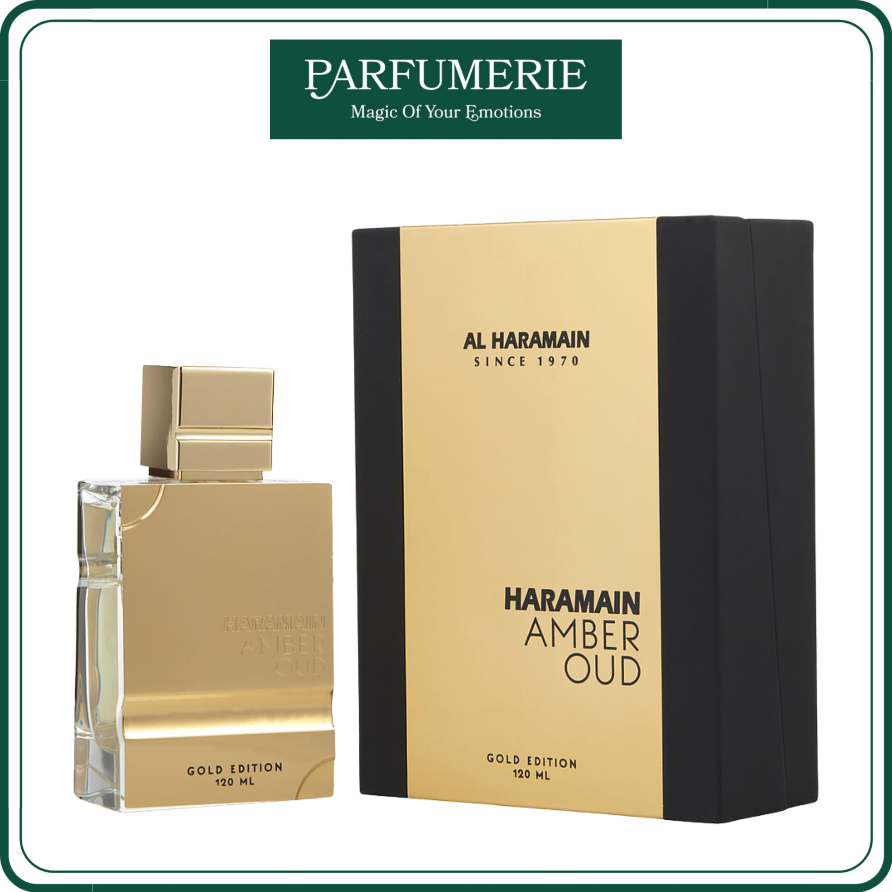 [Fullbox 120ml] Nước hoa Al Haramain Amber Oud Gold Edition EDP hương thơm Quyến rũ, Thanh lịch, Tinh tế