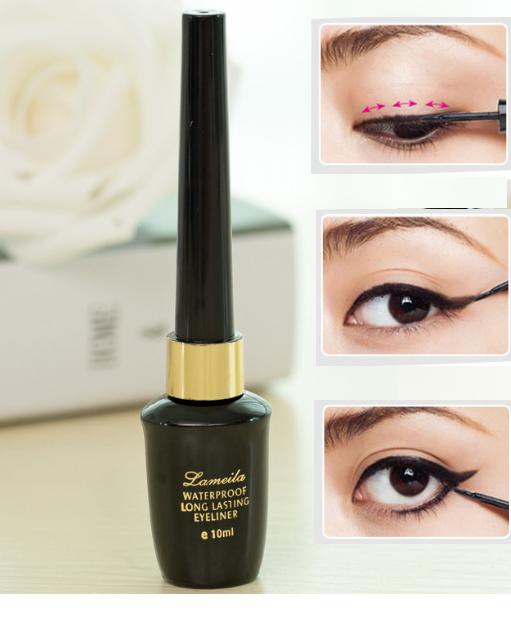 Kẻ mắt nước Waterproof Eyeliner 10ml Lameila