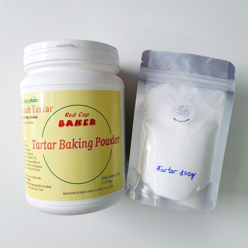 Creme of tartar / bột đánh bong lòng trắng trứng 100gr
