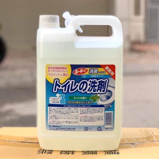 Nước tẩy rửa nhà vệ sinh, toilet, lau sàn WAI 4l