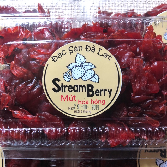 500gr Mứt Hoa Hồng Đà Lạt / Mứt Atiso đỏ