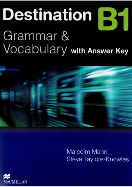 Sách - Destination B1 Grammar and Vocabulary