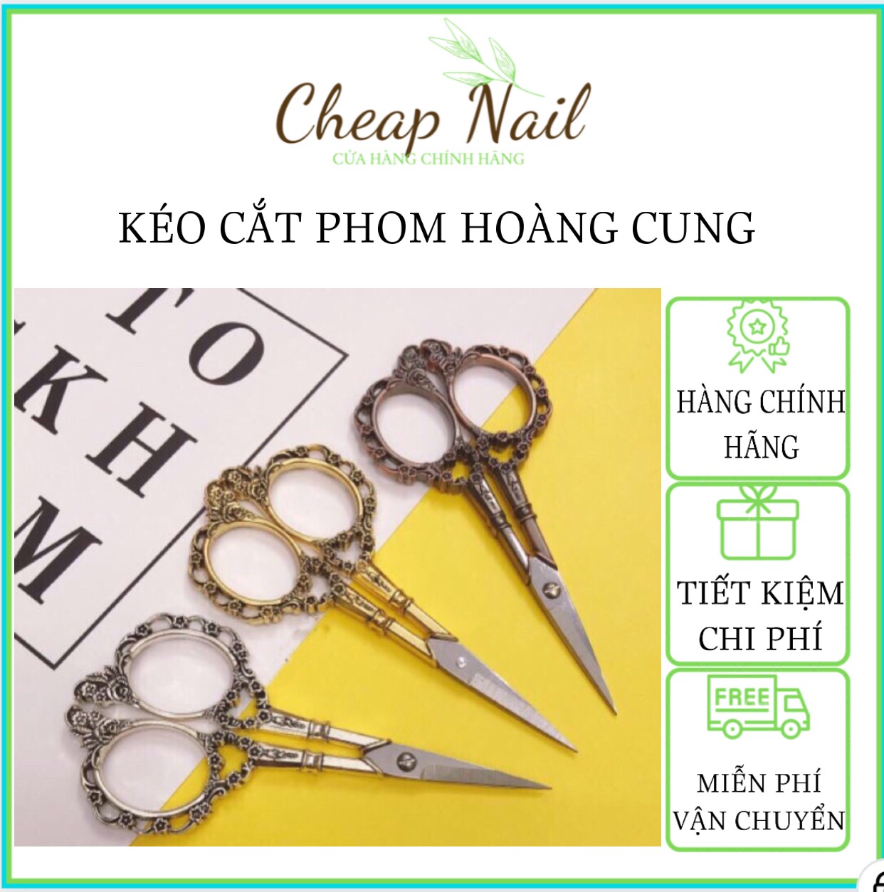 Kéo cắt form móng hoàng cung, kéo nhỏ siêu sắc bén- CHEAP NAIL