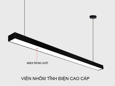 Đèn Thả Hộp Văn Phòng-  LED chuẩn không lóa mắt