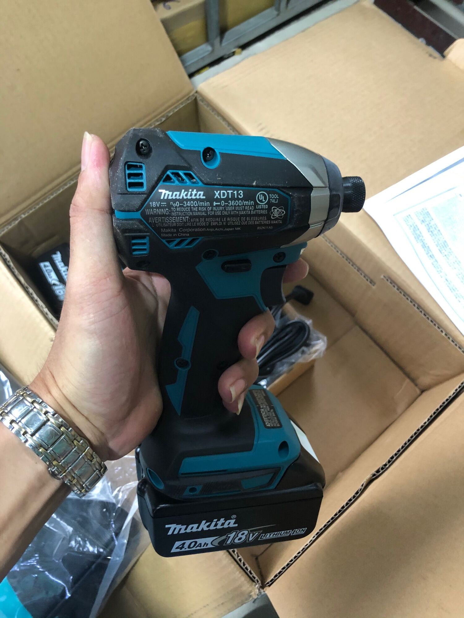 Makita xdt13 - pin đóng dùng cho máy xdt13