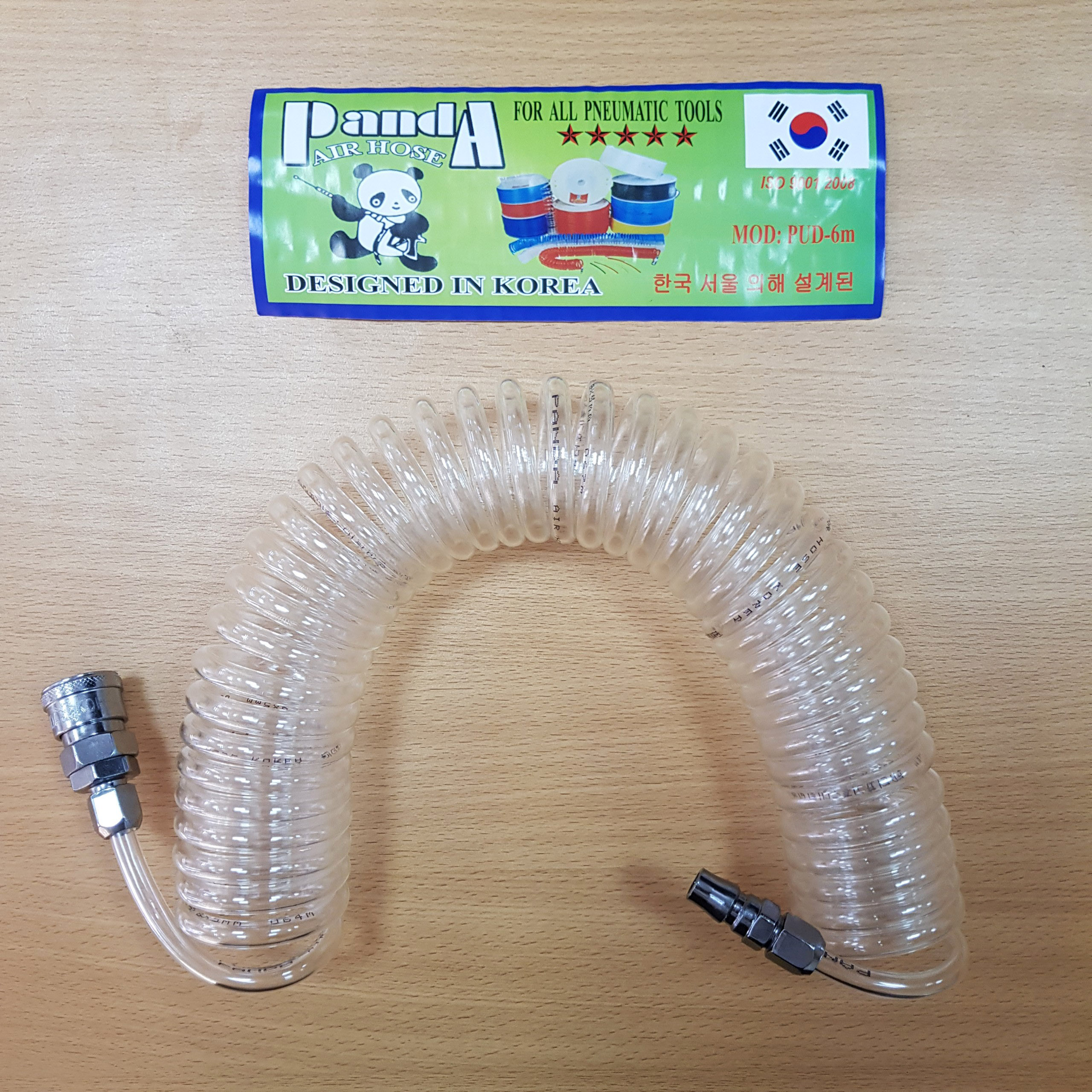 Dây hơi cho máy nén khí Panda, kích cỡ tùy chọn 6m, 9m, 12m, 15m, 2 đầu nối nhanh