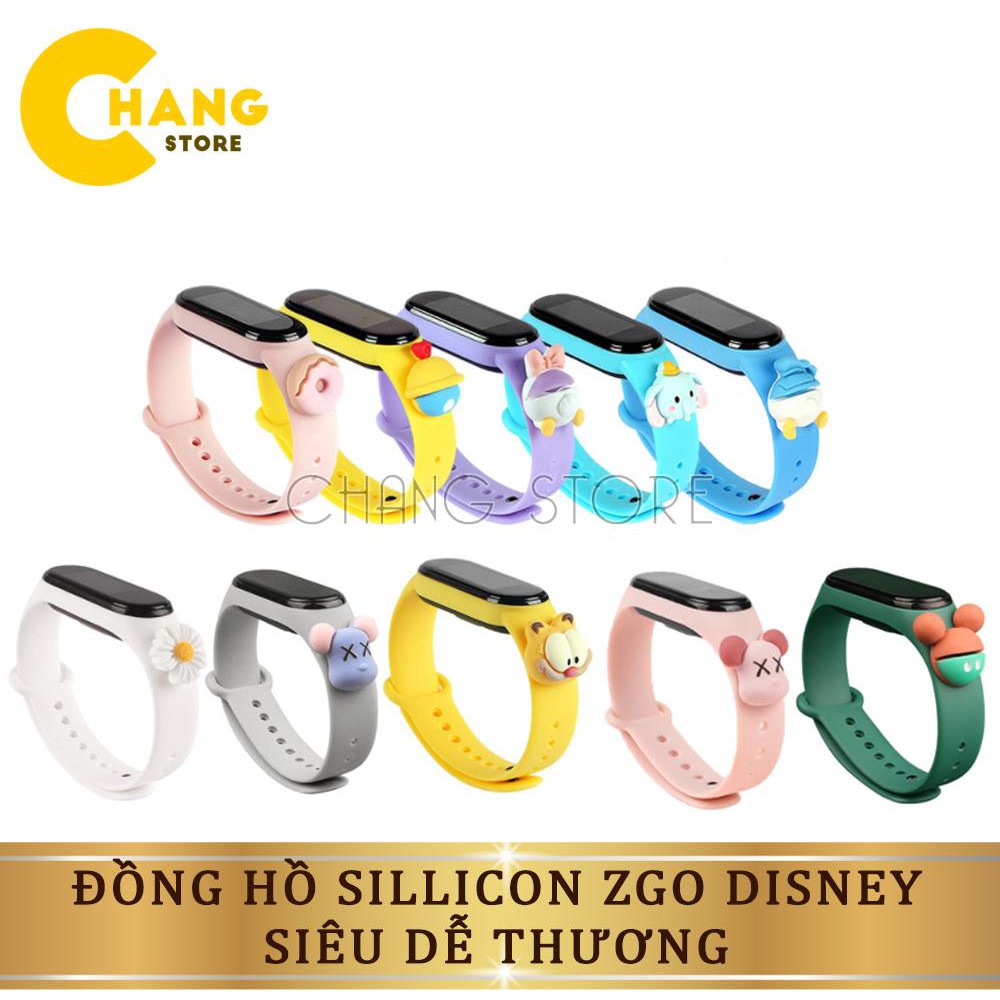 Đồng Hồ Điiện Tử Unisex Zgo Disney Siêu Hot - Đồng Hồ Trẻ Em Chống Nước