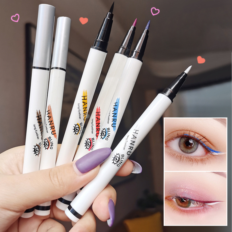 Bút kẻ mắt nước nhiều màu lâu trôi, không lem Hanru Long Eyeliner 1.5g