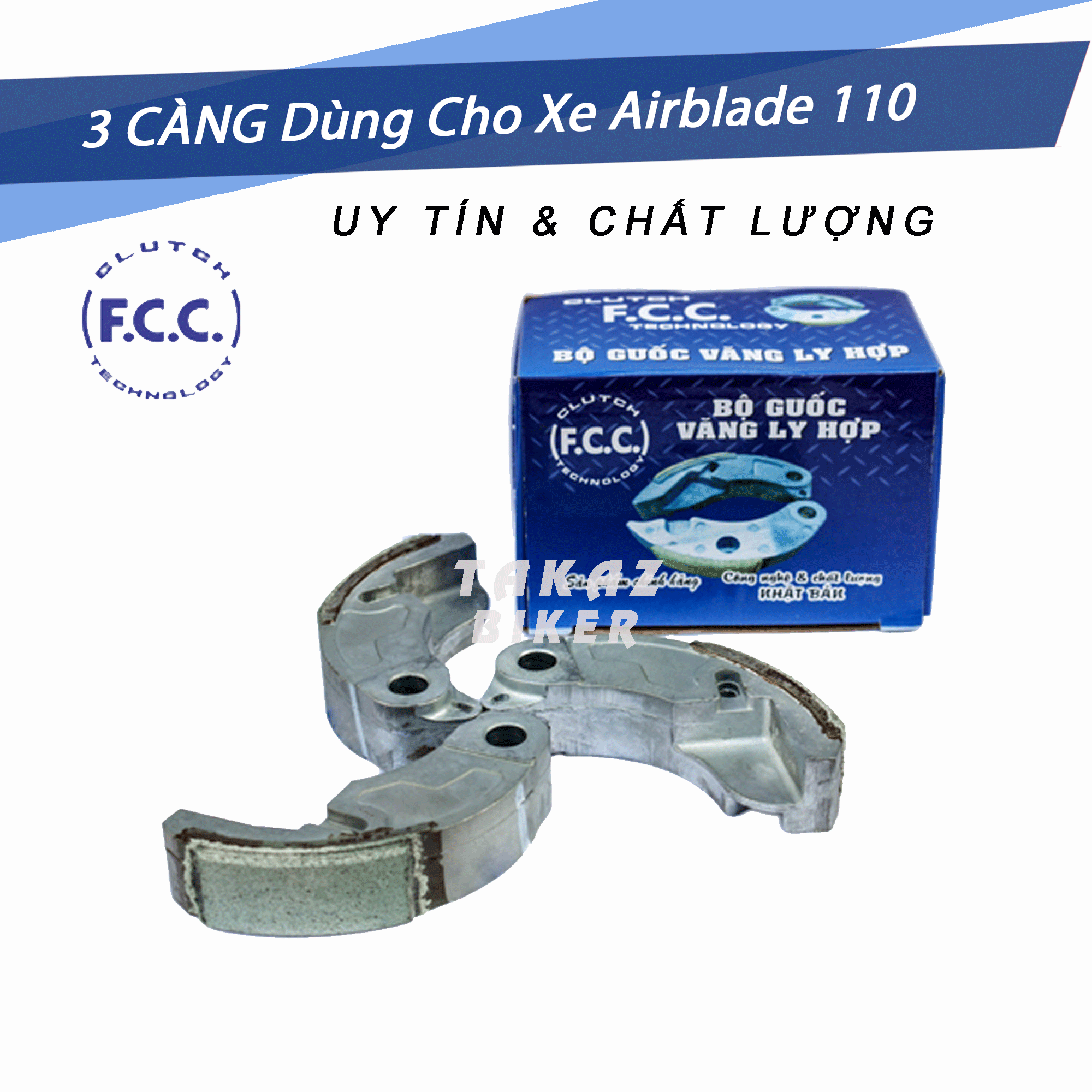 Bố ba càng fcc công nghệ japan dùng cho xe : honda airblade 110cc - yamaha janus