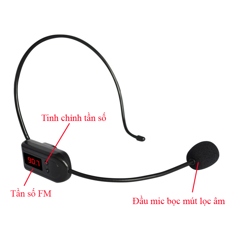 Micro không dây FM, Micro loa trợ giảng không dây chất lượng cao