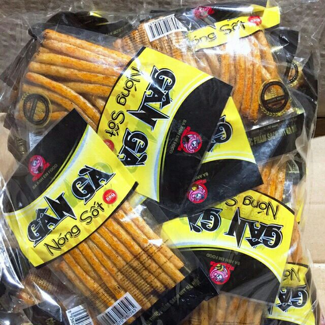 1 bịch 30 gói gân gà nóng sốt