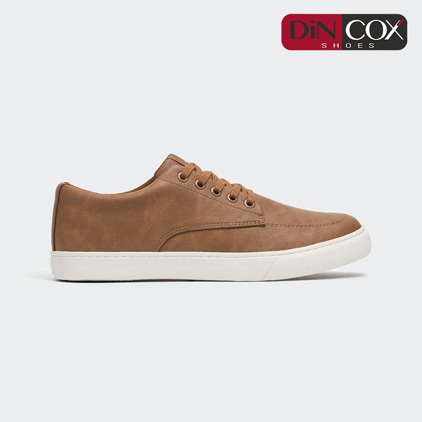[HCM]Giày Sneaker Dincox D06 Tan/White Giày thể thao đế bằng giày độn chiều cao giày vải CANVAS giày hottrend 2021 Giày đi chơi giày chạy thể thao.