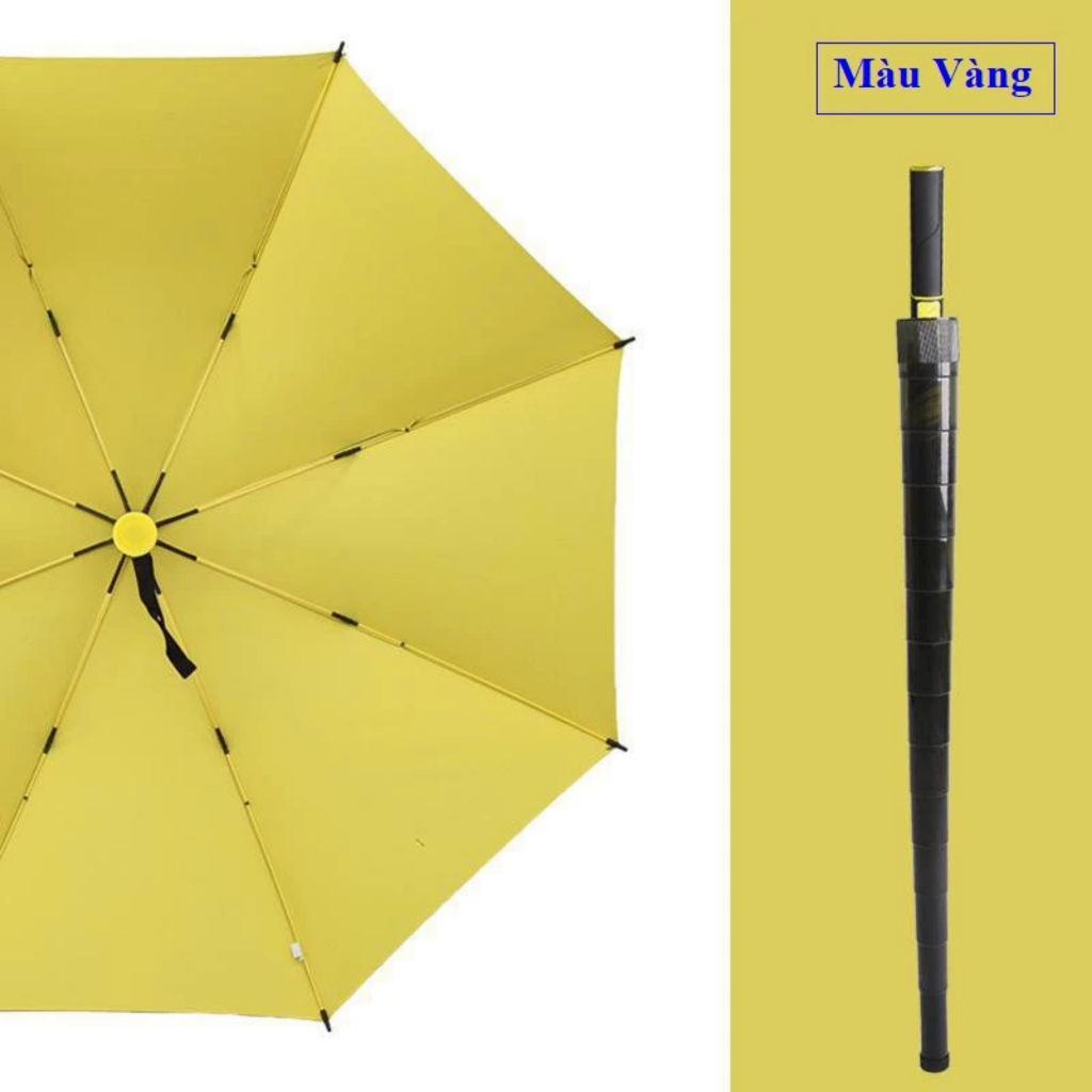 Ô Cán Dài, Ô Dù Cỡ Lớn, Ô Dù Che Mưa, Che Nắng 8 Nan Cỡ Lớn 2 Lớp, Chống tia UV, Chống Thấm Nước Hiệu Quả