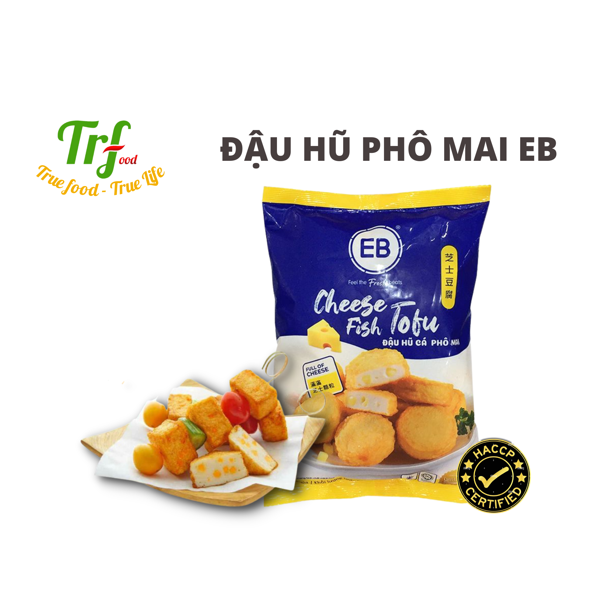 Đậu hũ phô mai EB Malaysia nhập khẩu gói 500g
