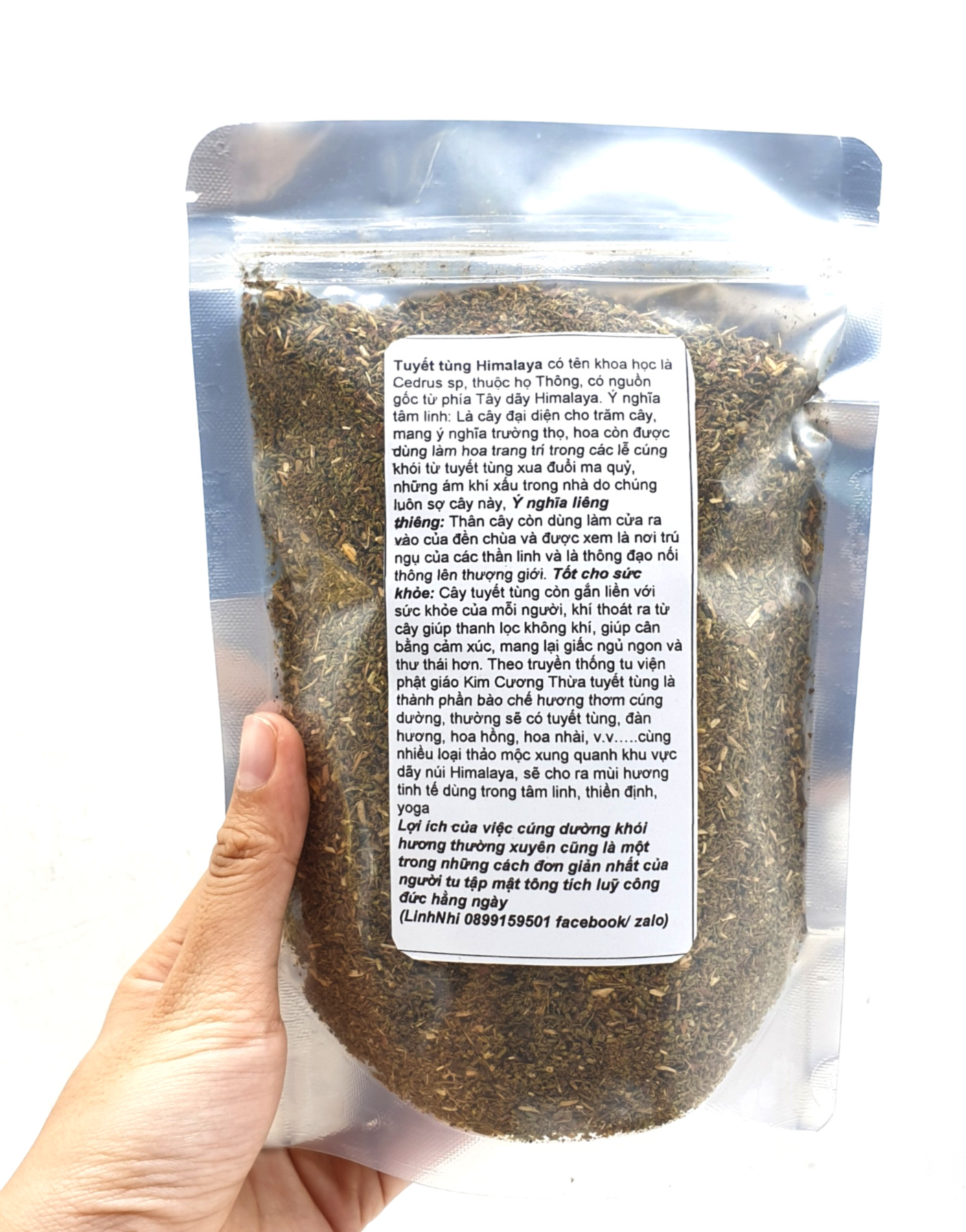 Bột cỏ tuyết tùng gói lớn 200gr