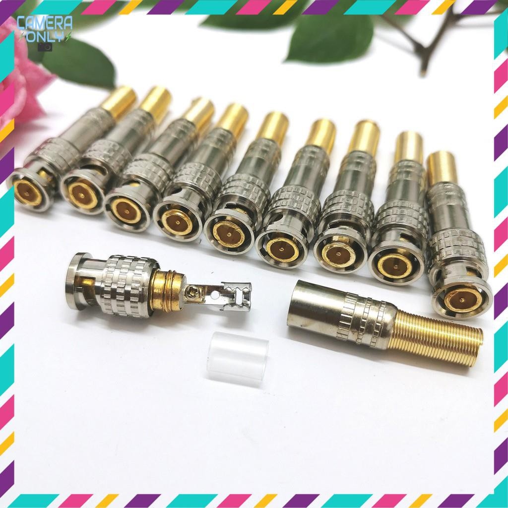 ۩ Giắc BNC lò xo loại tốt Jack tín hiệu Camera