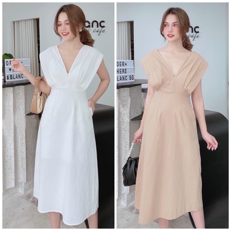 Đầm váy cánh dơi v2 2 màu