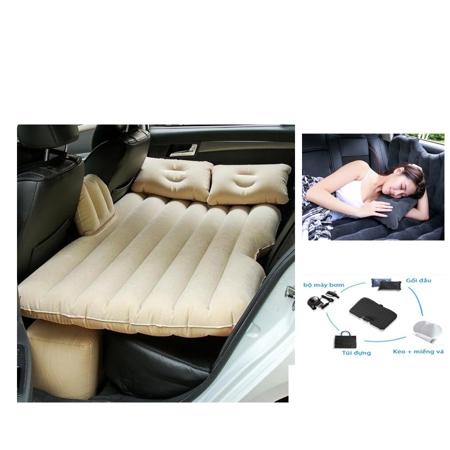 Đệm hơi ô tô 4 5 7 chỗ Toyota Vios Corolla Cross Altis Innova Camry, nệm hơi ô tô, đệm xe hơi chân rời cao cấp