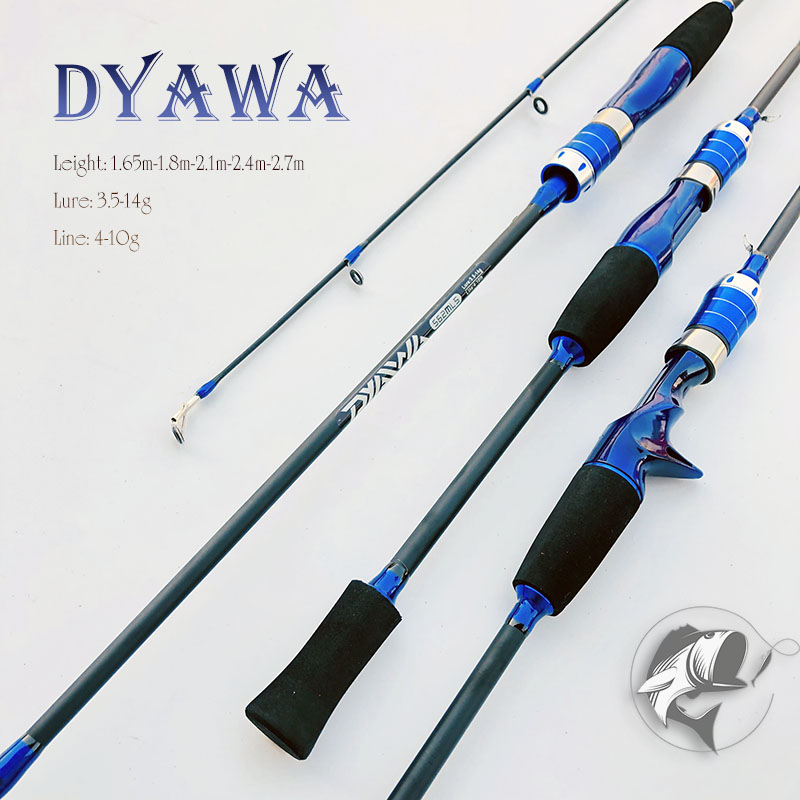 Cần câu lure DYAWA giá rẻ cần đứng và cần ngang