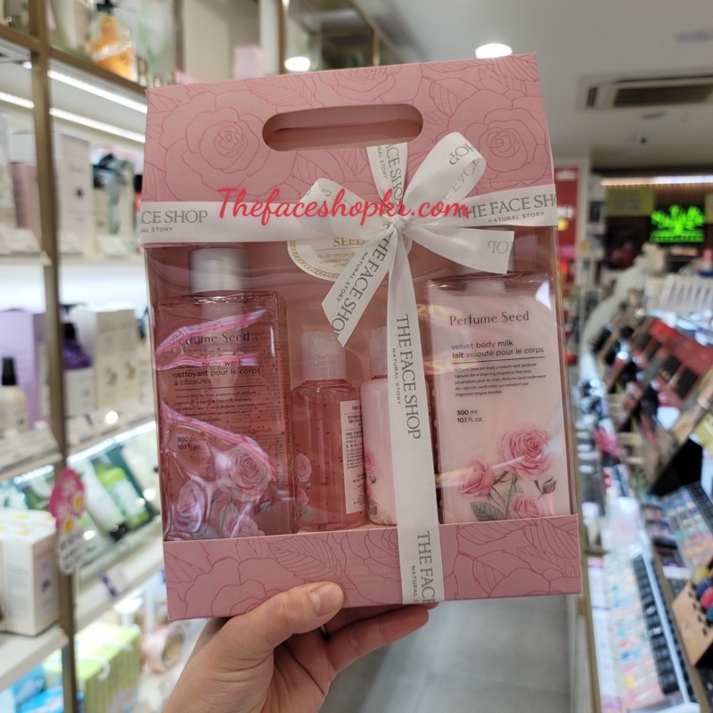 Bộ sản phẩm sữa tắm & sữa dưỡng thể perfume seed special body set