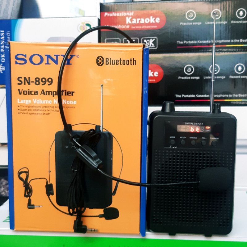 Loa trợ giảng sony sn899 bluooth kèm mic đeo có dây