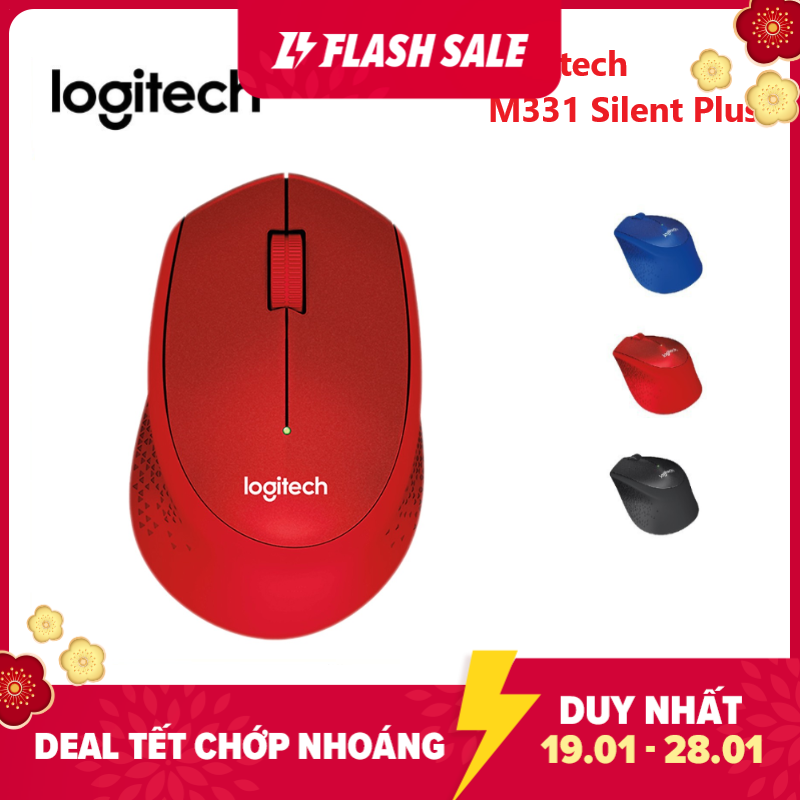 Chuột Không Dây Logitech M331 Silent Plus - Digiworld