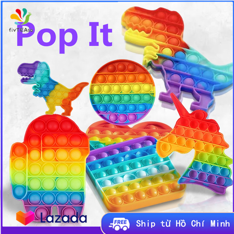【Giao Hàng Nhanh】pop It Among Us Bong Bóng Giải Tỏa Căng Thẳng độc đáo Sáng Tạo Push Pop Fidget Toy Bubble Bạch Tuộc Among