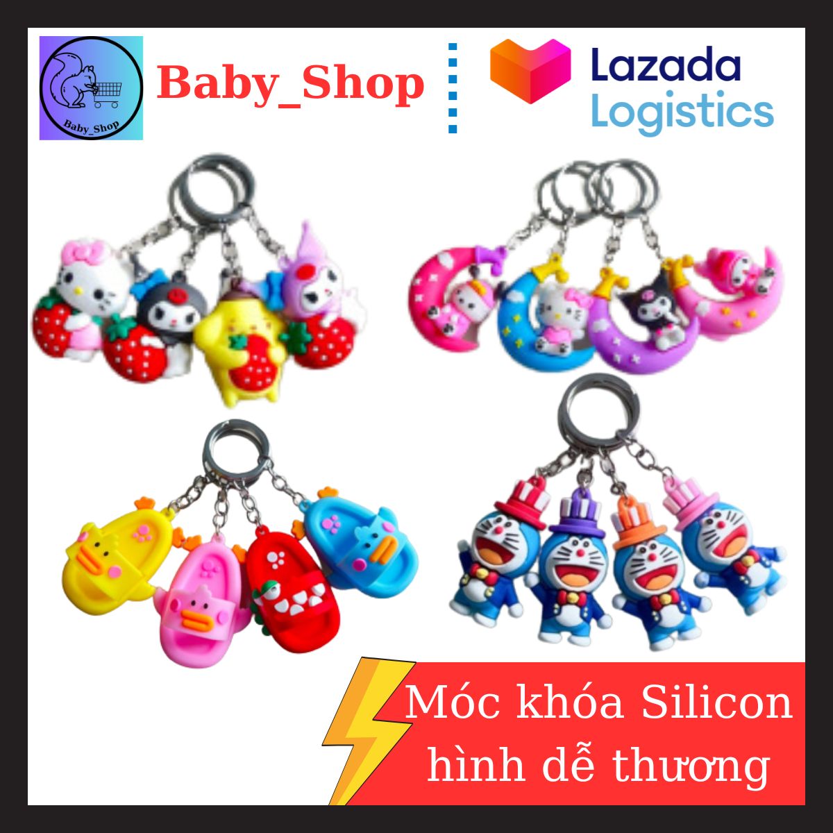 Móc khoá độc lạ , móc khoá cutee , Móc khóa mẫu mới cao cấp South Vietnam Scooter Team, Yoshimura