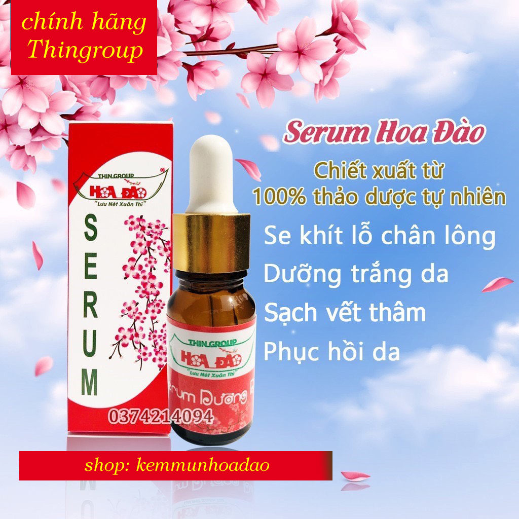 Serum Dưỡng Da Hoa Đào