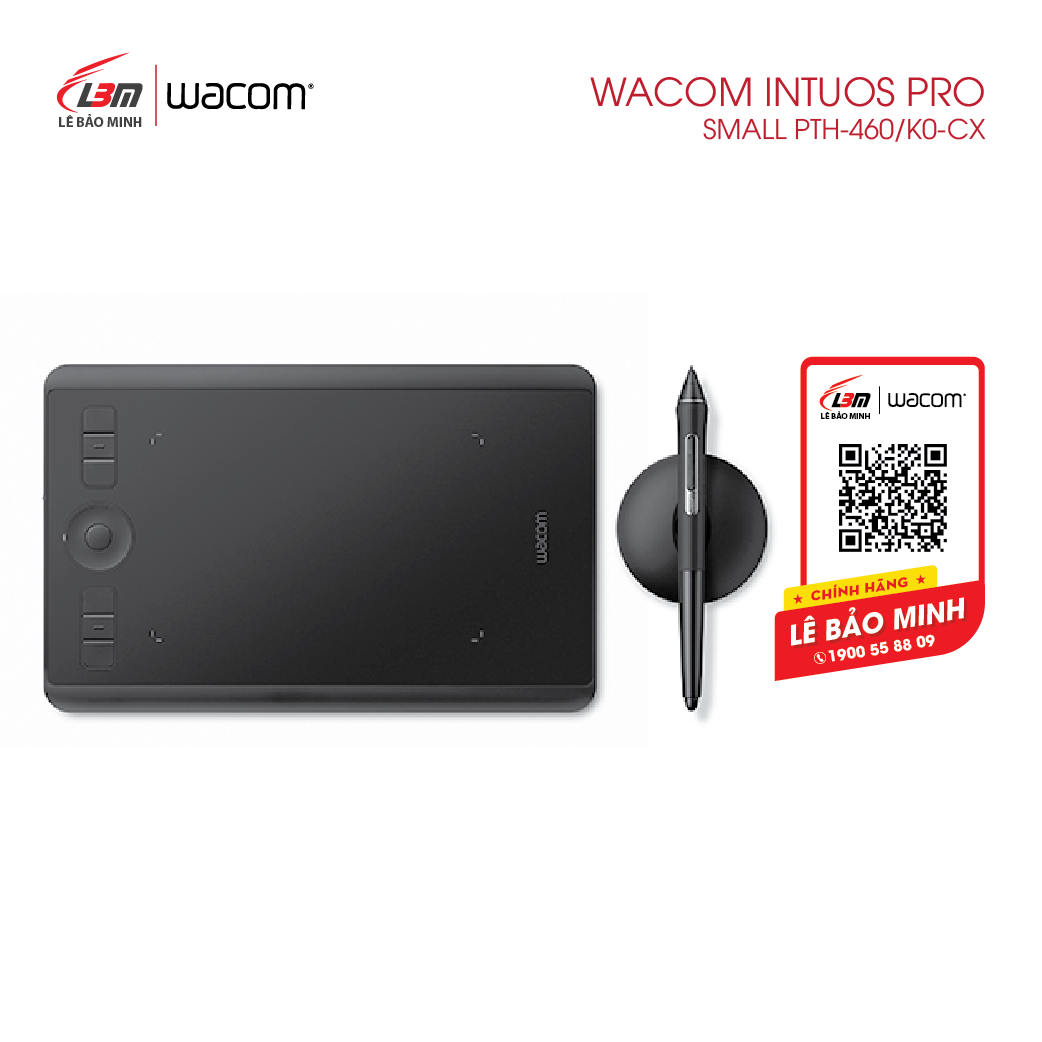 Bảng vẽ điện tử hiệu wacom intuos pro small pth-460/k0-cx