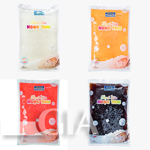 Trân châu 3Q Hùng Chương gói 2kg (Đủ vị) - trân châu 3q, thạch 3q hùng chương - Giastore