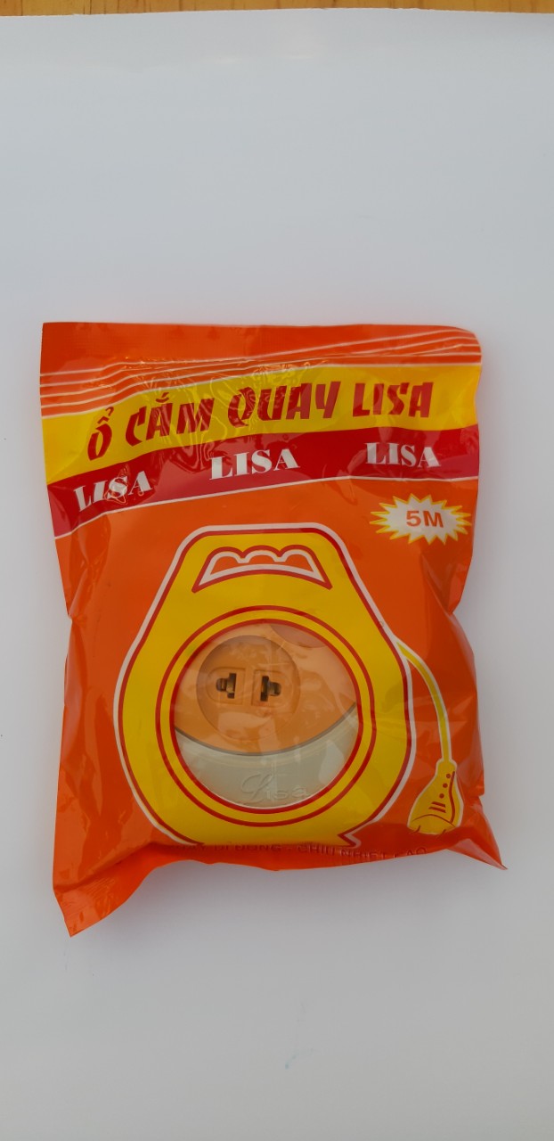 Ổ cắm quay lisa- dây 5m - chịu nhiệt cao