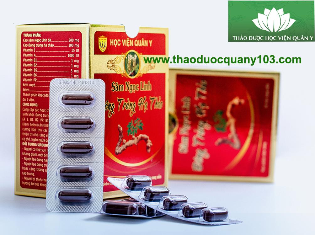 Sâm ngọc linh đông trùng hạ thảo hvqy