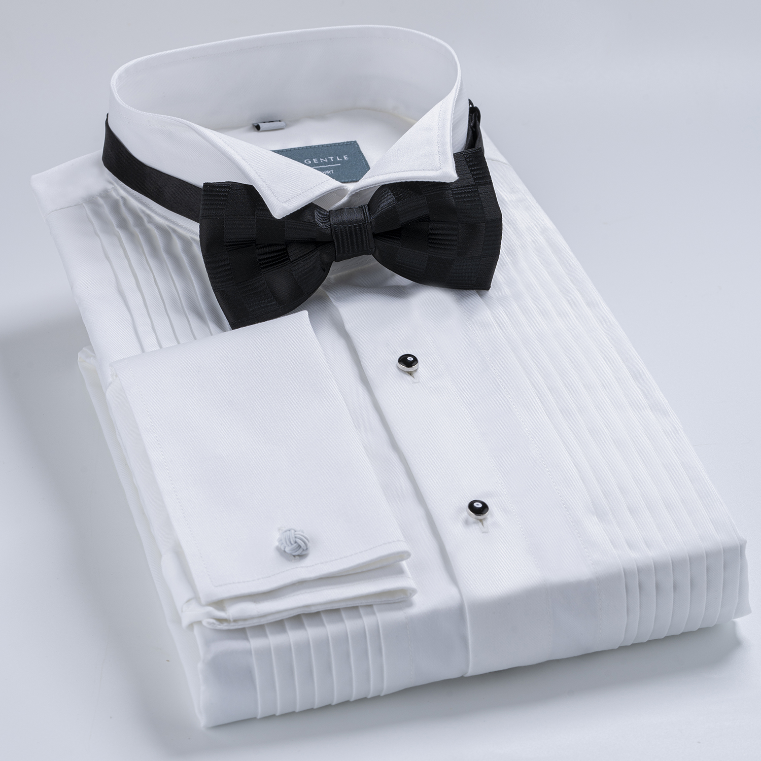 Áo sơ mi xếp ly mặc Tuxedo Wing Collar Anlimen & Gentle