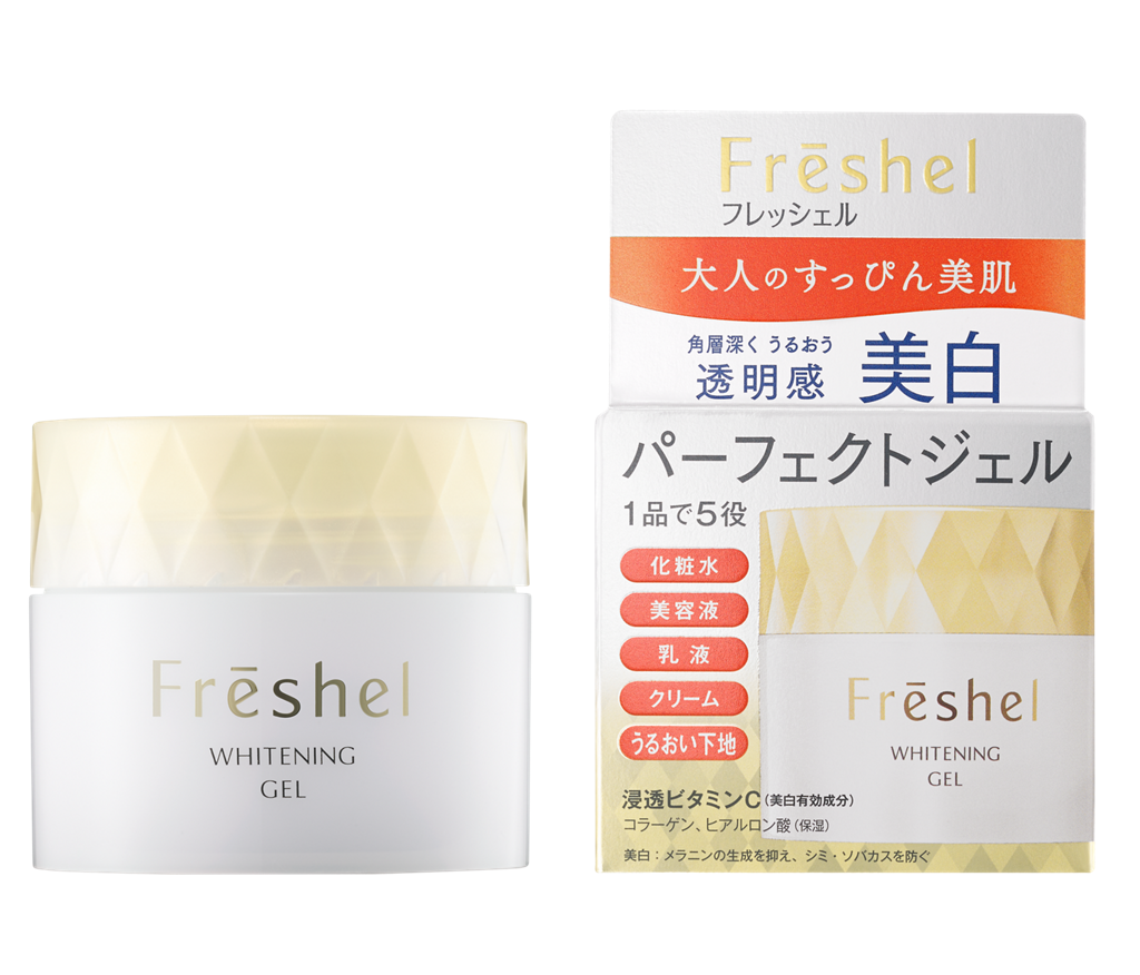 Kem dưỡng ẩm trắng da Kanebo Freshel Whitening Gel 5in1 80g