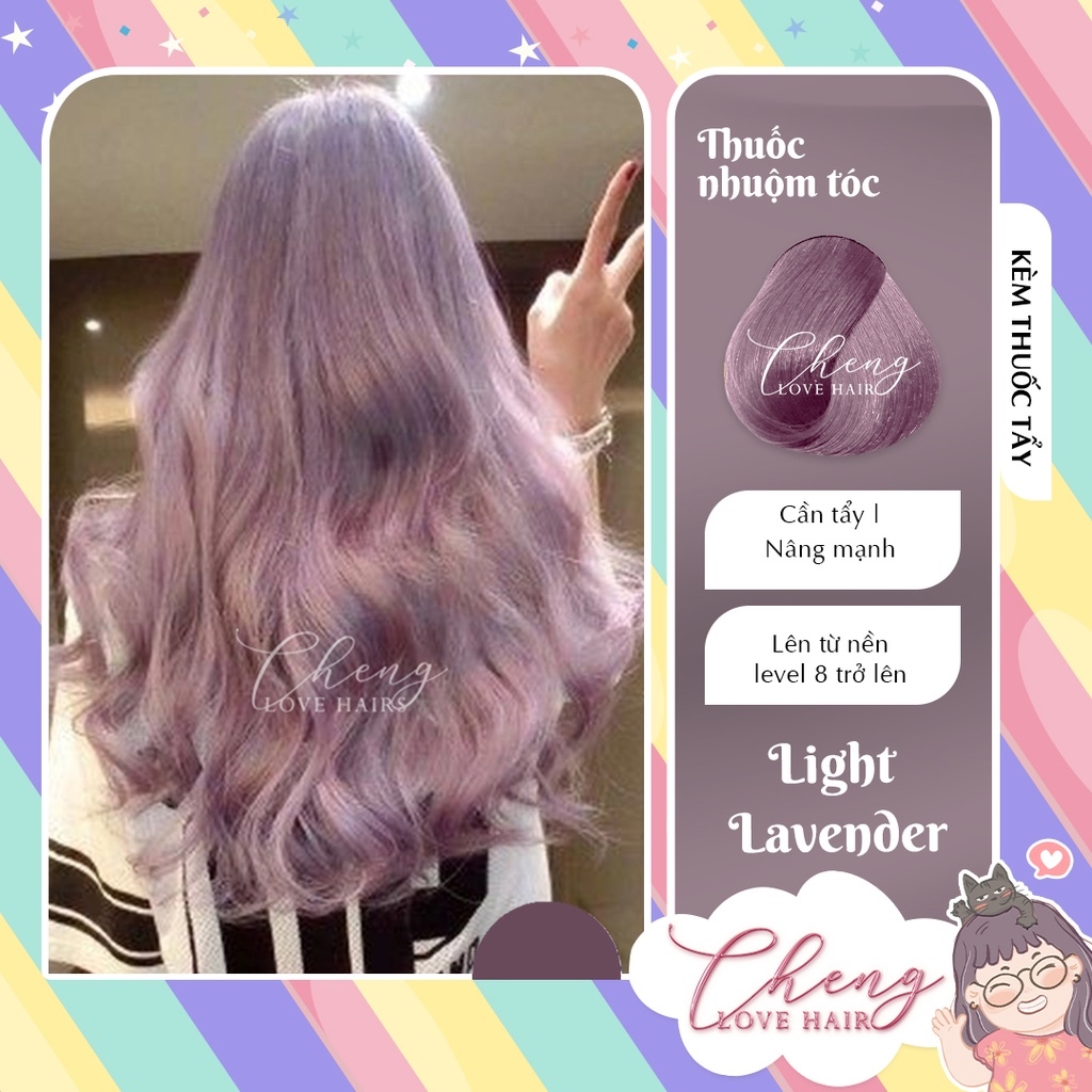 Thuốc nhuộm tóc màu tím Lavender sẽ giúp bạn đổi mới style của mình một cách nhanh chóng và dễ dàng. Với màu sắc lạ mắt và quyến rũ, tóc của bạn sẽ trở nên thu hút hơn. Hãy cùng xem hình ảnh để chọn cho mình một kiểu tóc phù hợp nhất nhé!