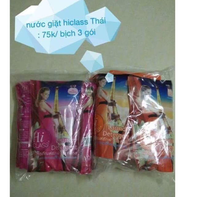 Nước giặt Thái Lan Hiclass Hồng/ cam