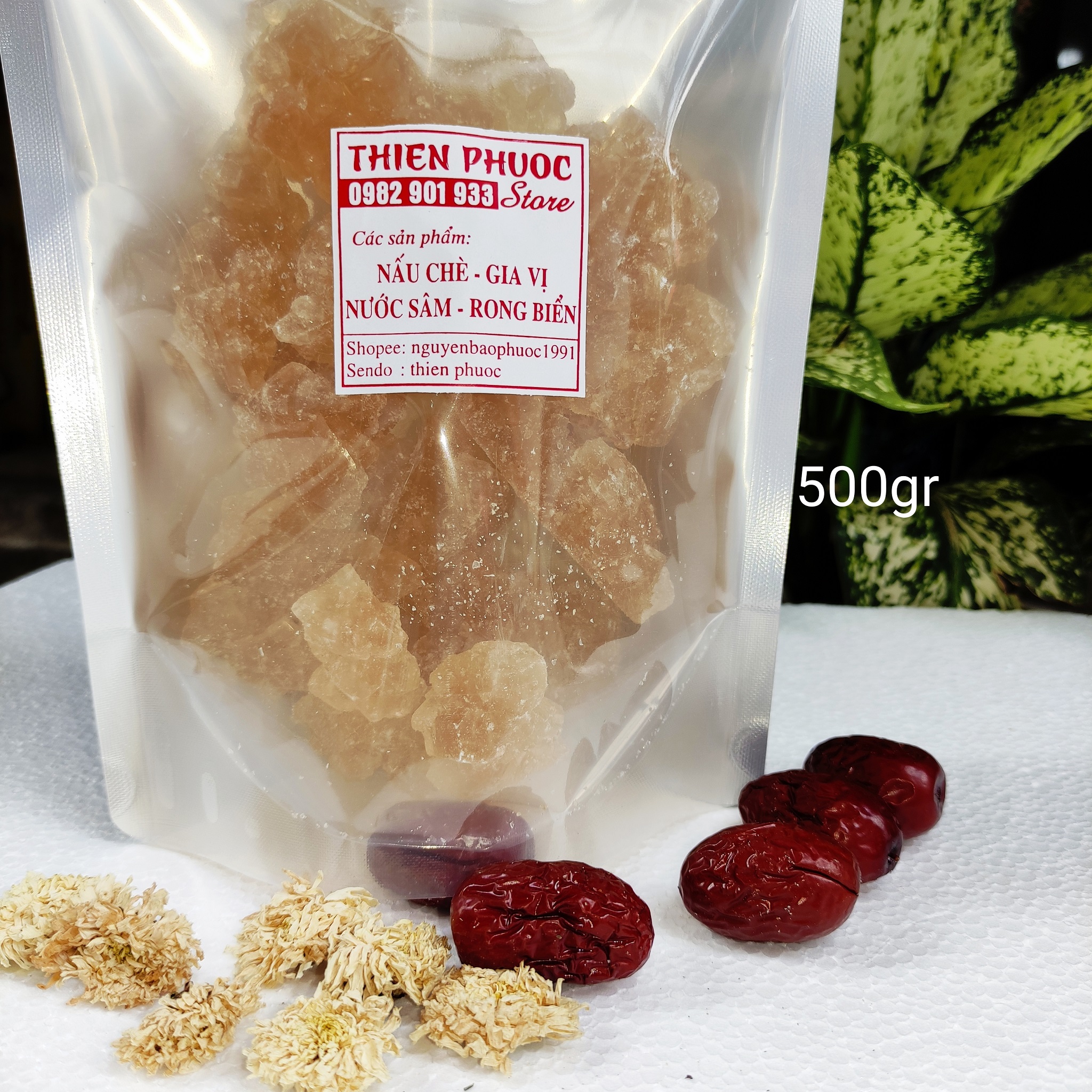 Đường phèn vàng Quãng Ngãi - hủ 500g