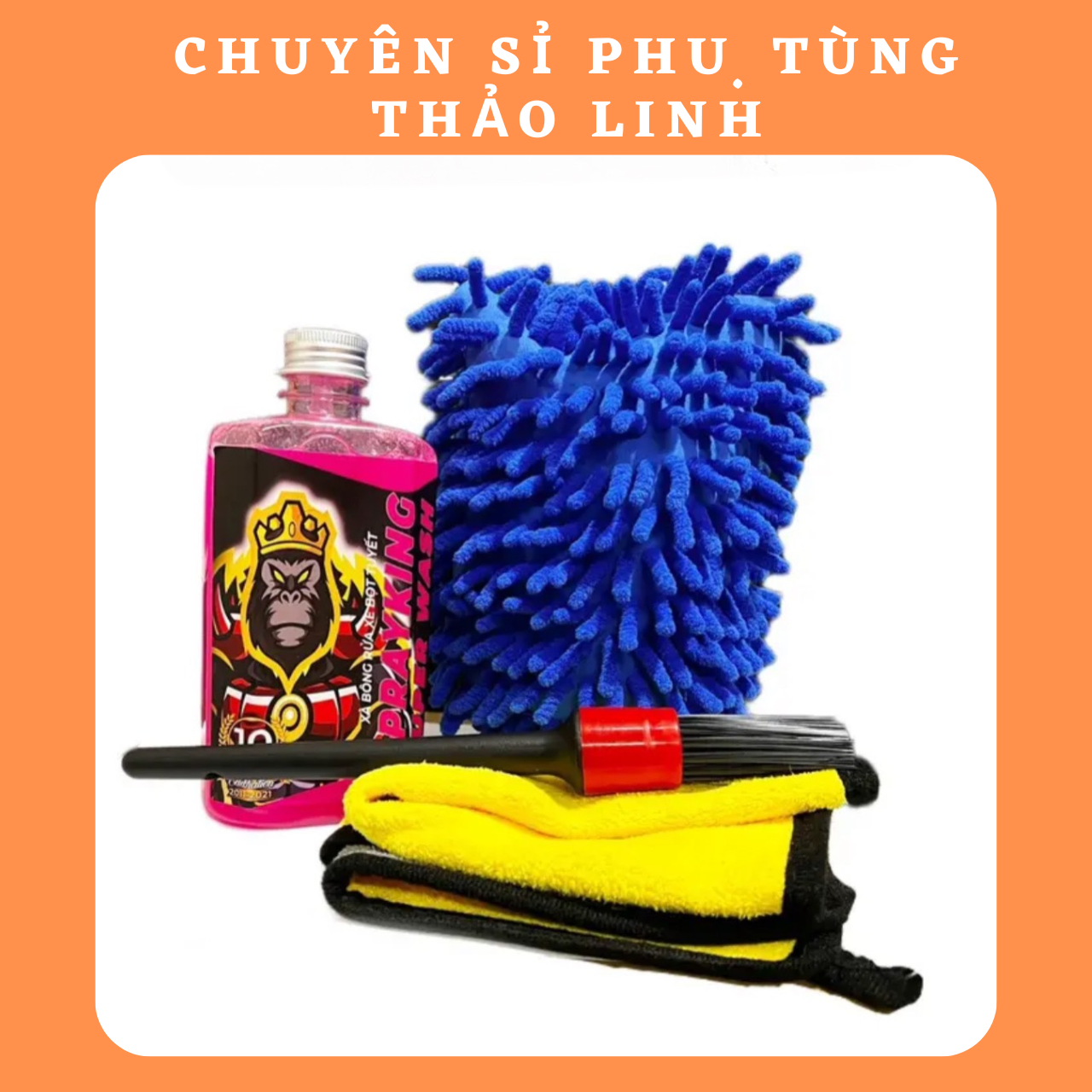 Dụng cụ rửa xe tại nhà