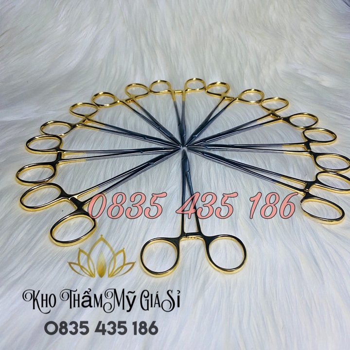 Kẹp kim tc cán vàng cao cấp germany- bộ dao kéo phẫu thuật