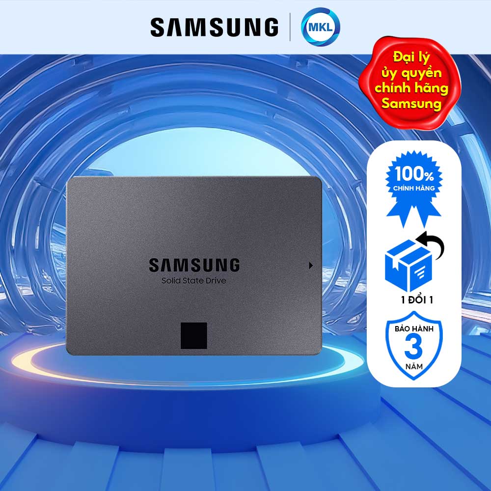 Ổ Cứng Gắn Trong Samsung SSD 870 QVO 1TB/ 2TB/ 4TB/ 8TB Công Nghệ 92-Layer 3D V-NAND Tốc Độ Đọc 560Mb/s, Ghi 530MB/s chính hãng