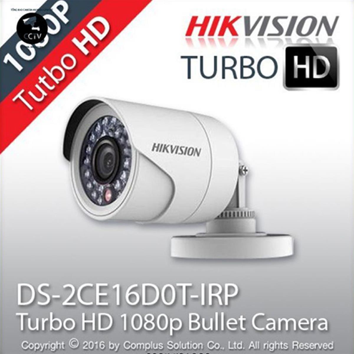 Camera thân tvi hikvision ds-2ce16d0t-irp