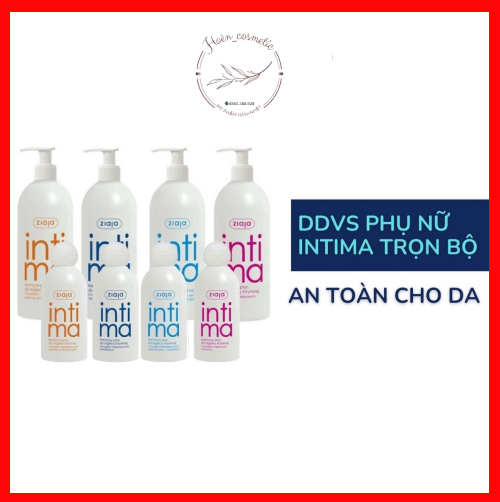 Dung dịch vệ sinh phụ nữ, dung dịch vệ sinh intima ziaja balan 200ml_500ml hết khô giảm ngứa