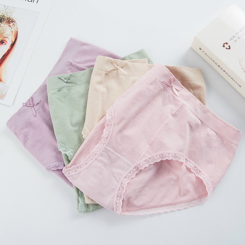 Combo 5 quần lót, quần chip cotton kháng khuẩn đẹp sexy