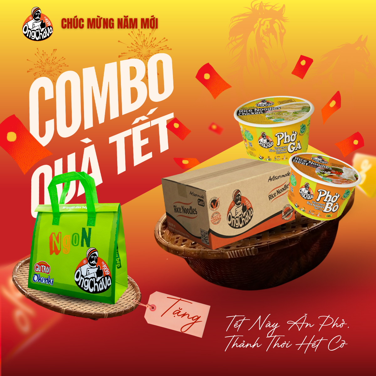 Combo Quà Tết Tết Này Ăn Phở - Thảnh Thơi Hết Cỡ